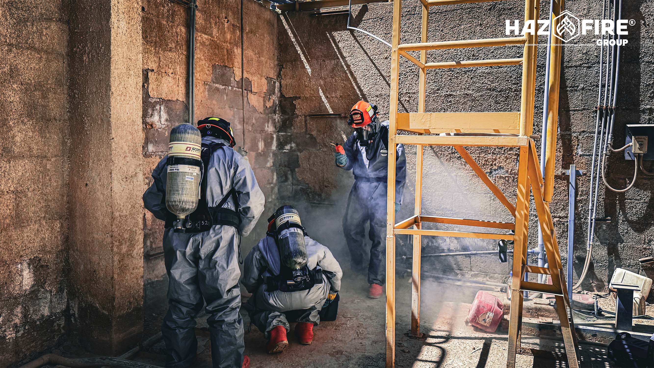 Detección, Monitoreo de Atmósferas para Bomberos y Brigadistas con Especialidad Hazmat